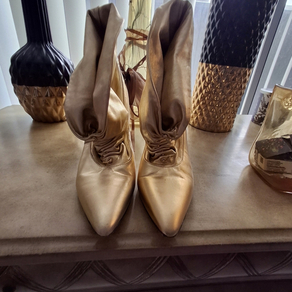 Gold Women's Boots